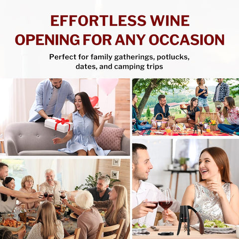 Forge size comparison beside wine bottle showing compact scale benefit