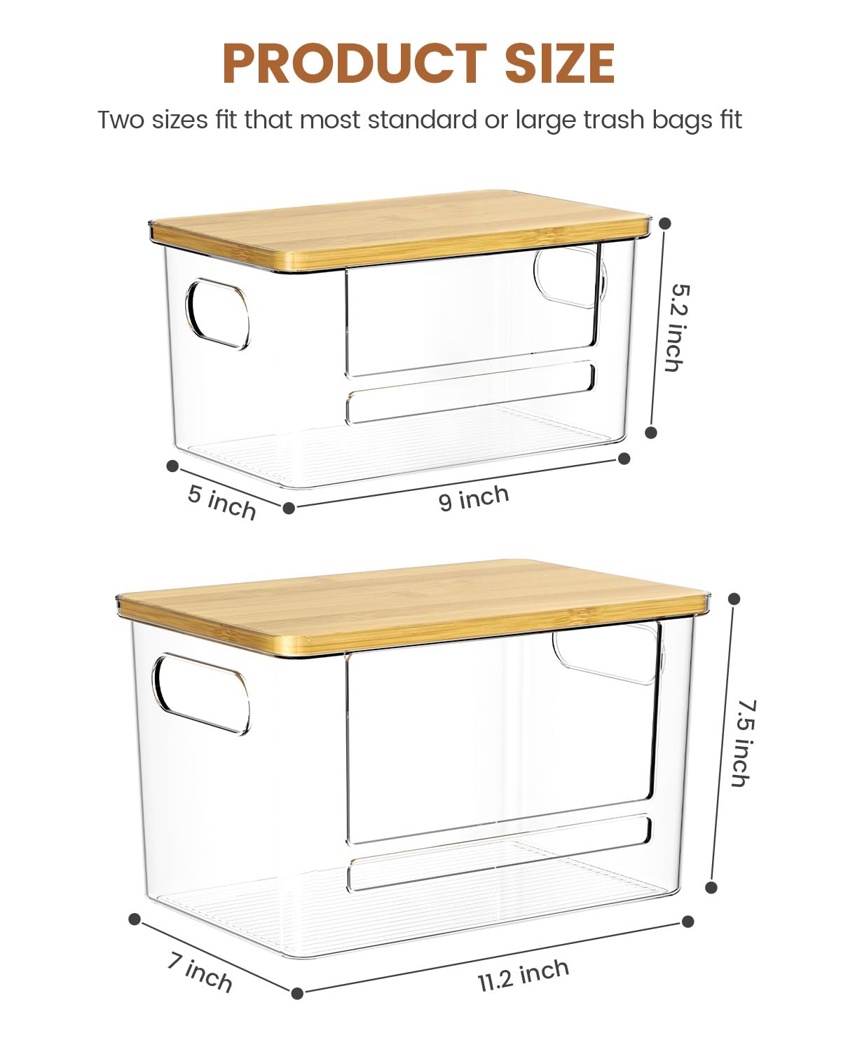 foroyalife next to trash can shows size and portability benefit
