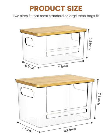 foroyalife next to trash can shows size and portability benefit