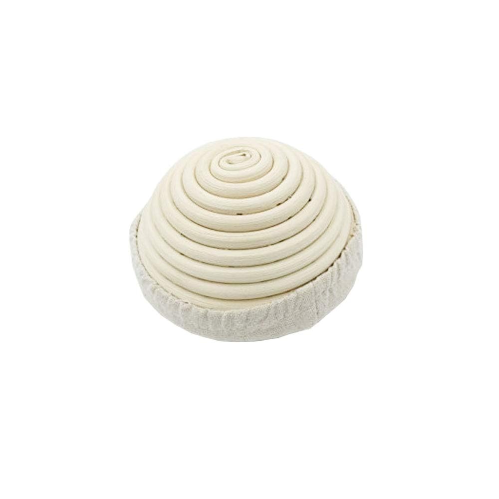 Close-up of FORSUN rattan spiral texture, highlights dough-release properties
