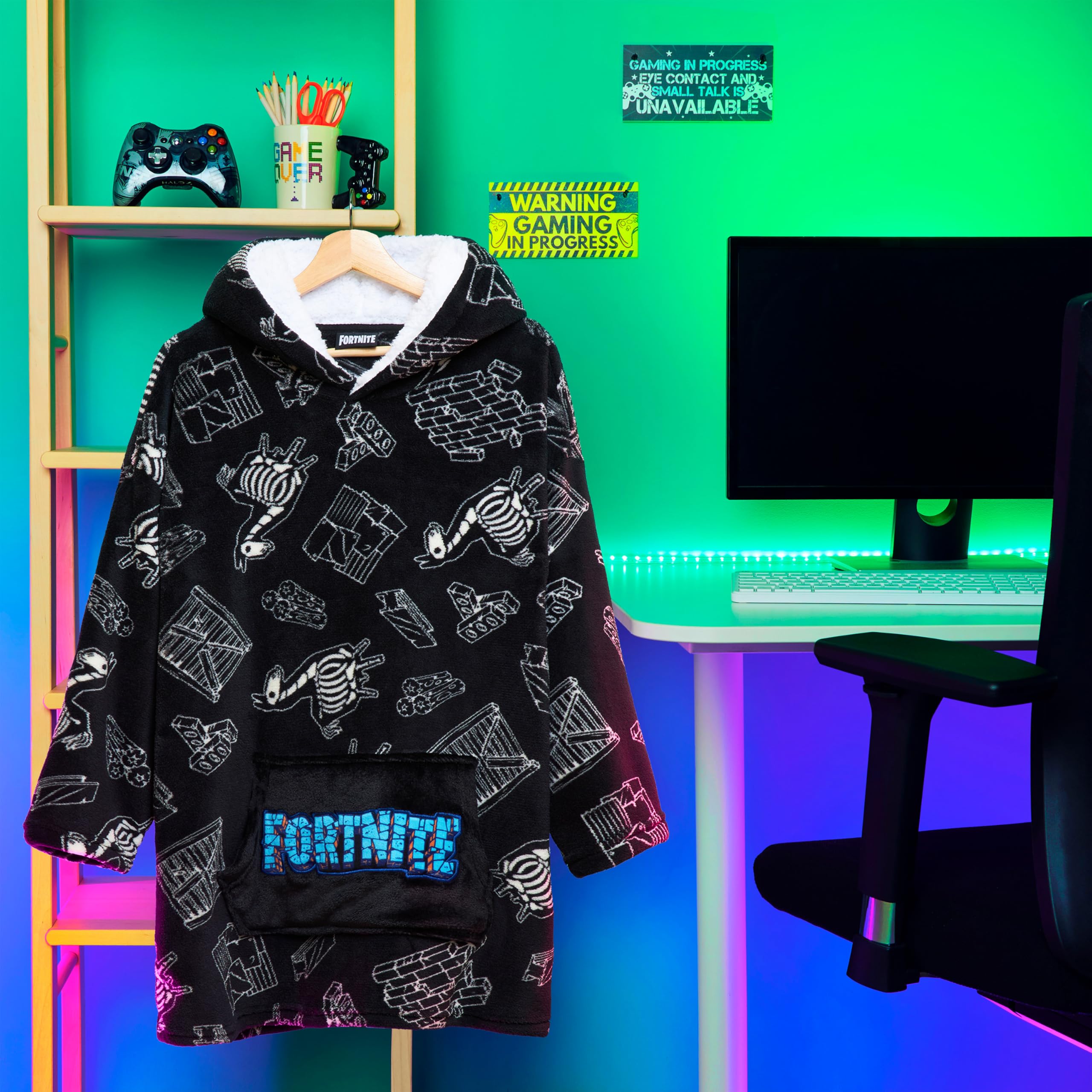 Fortnite fleece texture detail showing plush material comfort
