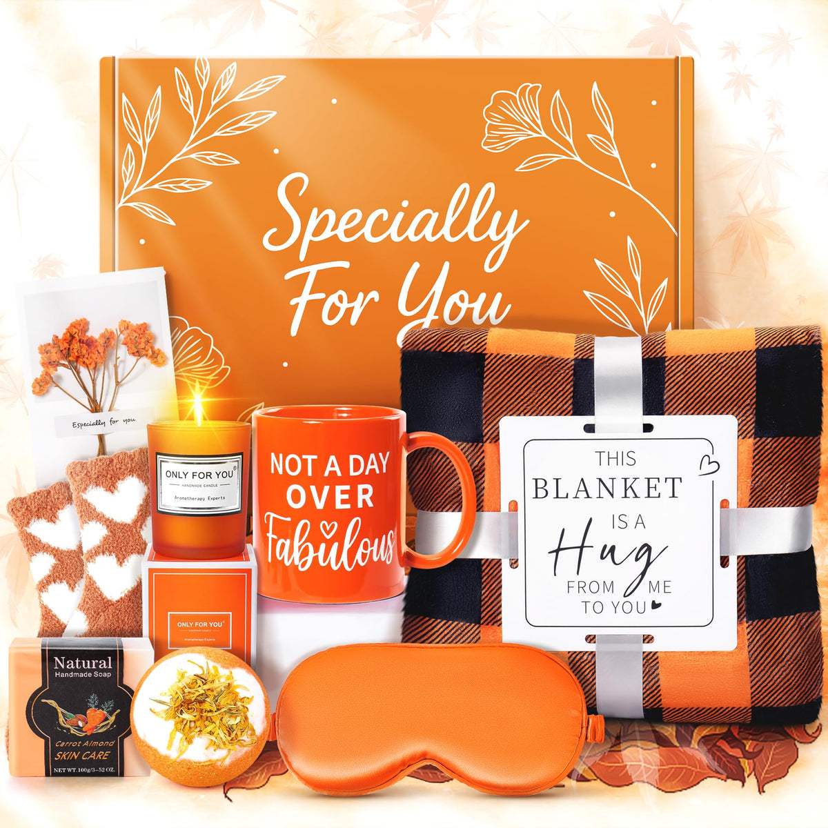 Fortuning's JDS front box shot showing organized orange gift presentation and instant gifting benefit