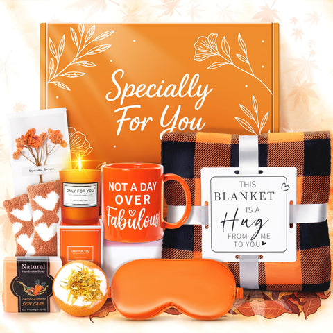 Fortuning's JDS front box shot showing organized orange gift presentation and instant gifting benefit