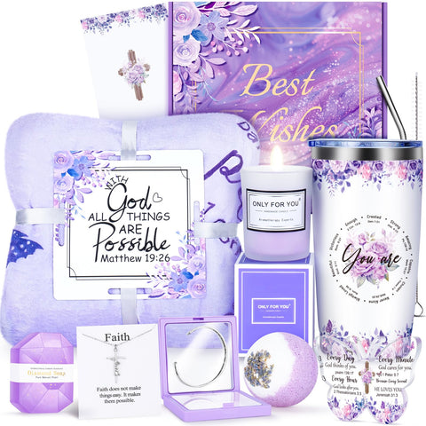 Fortuning's JDS front packaging showing purple gift box and neatly arranged items, evokes thoughtful presentation