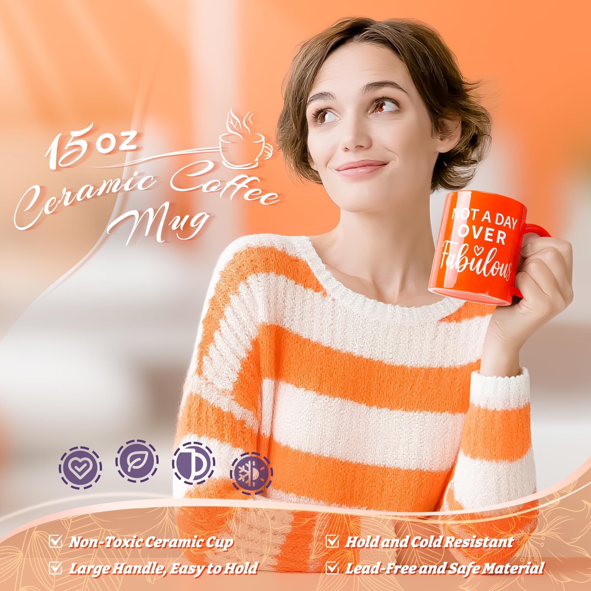 Fortuning's JDS mug and socks styled together conveying cozy drink moments and comfort benefit