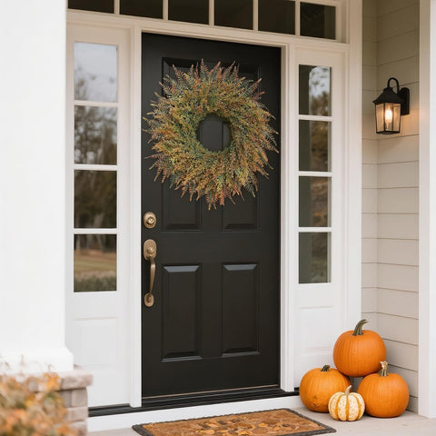 FOTEEWL lifestyle porch scene illustrating cozy fall ambiance
