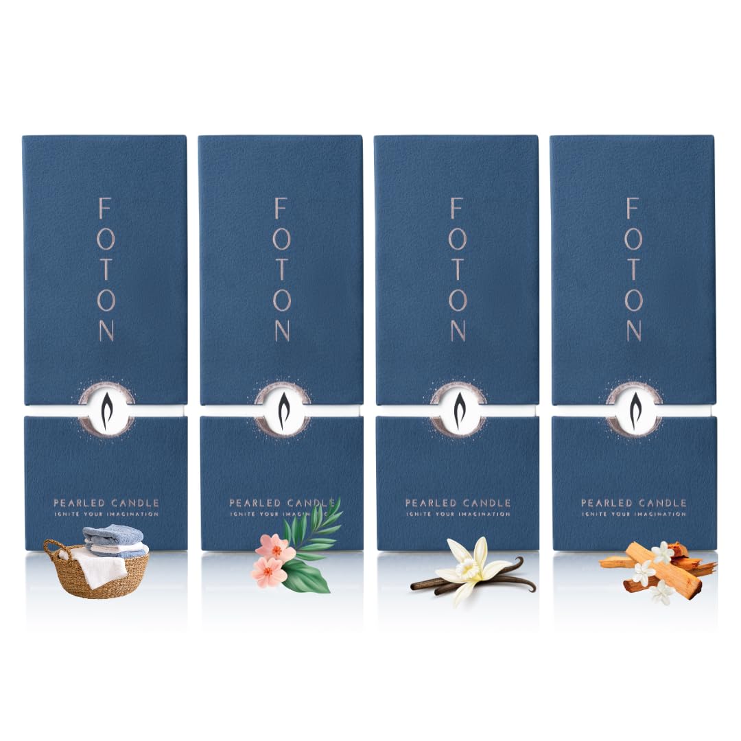 Foton front packaging showing all four scent boxes and gift-ready presentation