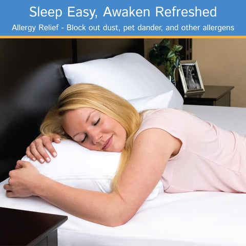 Four Seasons Essentials encasement stretched on Twin XL mattress for snug fit