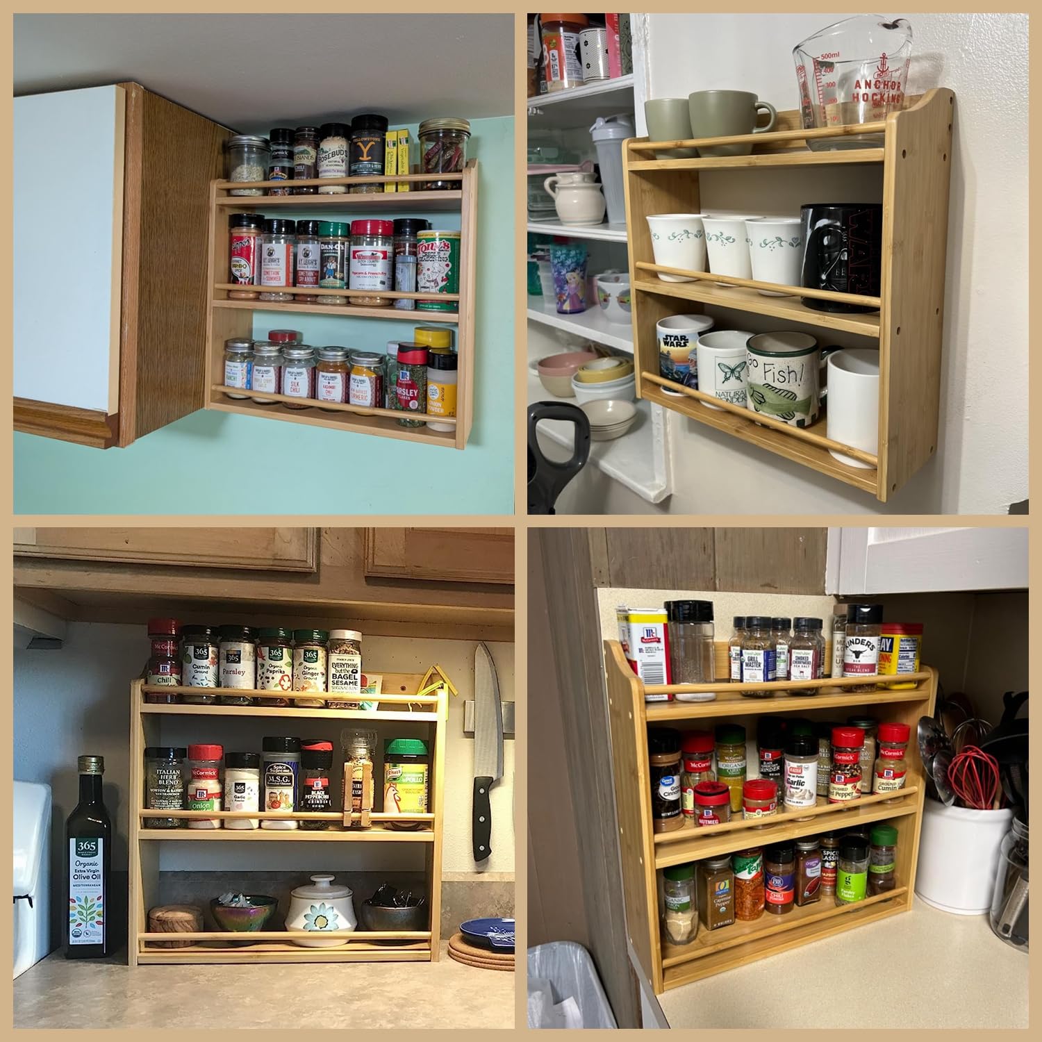 FoverOne on countertop in kitchen showing tidy, attractive storage
