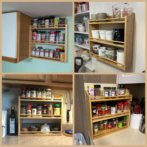 FoverOne on countertop in kitchen showing tidy, attractive storage