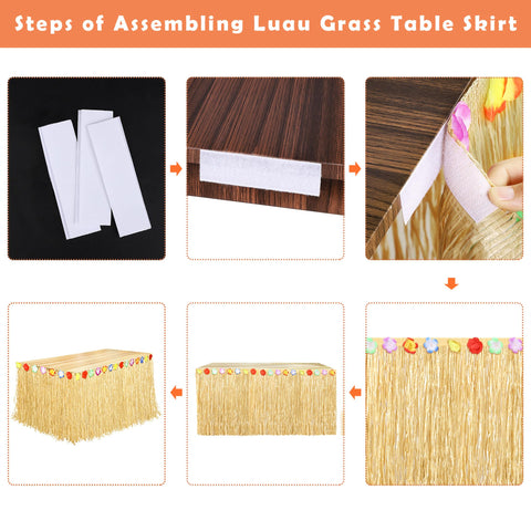 Fovths skirt used on buffet table demonstrating continuous coverage benefit cohesive styling