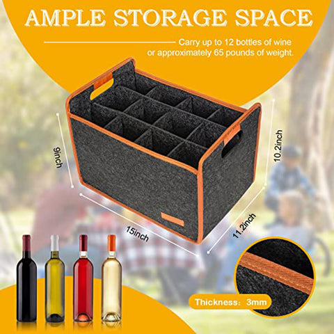 Foyego closeup of removable padded divider, prevents bottle collisions and absorbs shocks