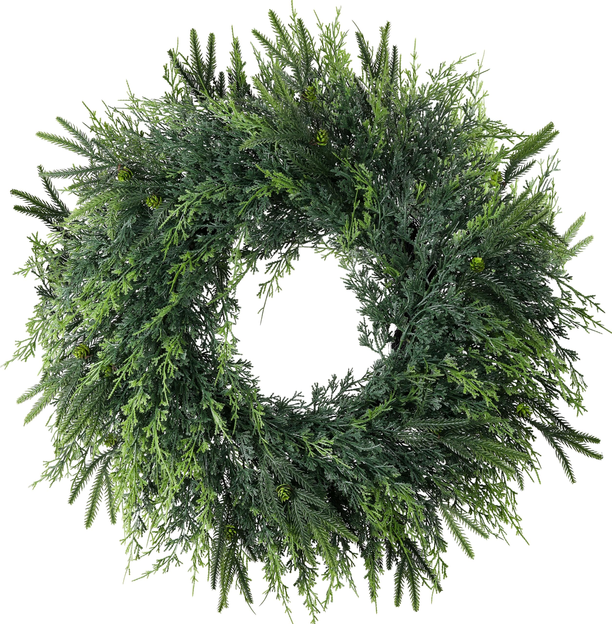 FPROOM wreath on front door showing inviting curb appeal benefit