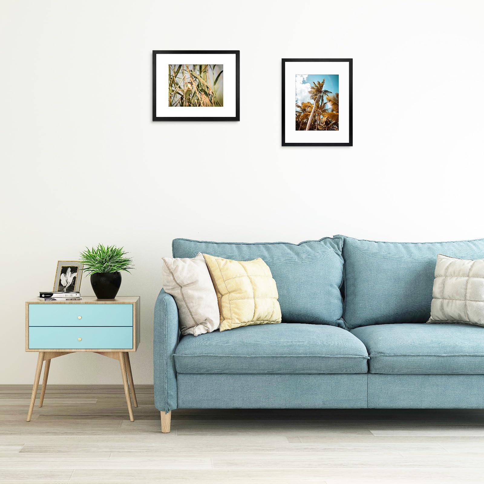Frametory ivory mat detail providing a neutral, gallery-style border