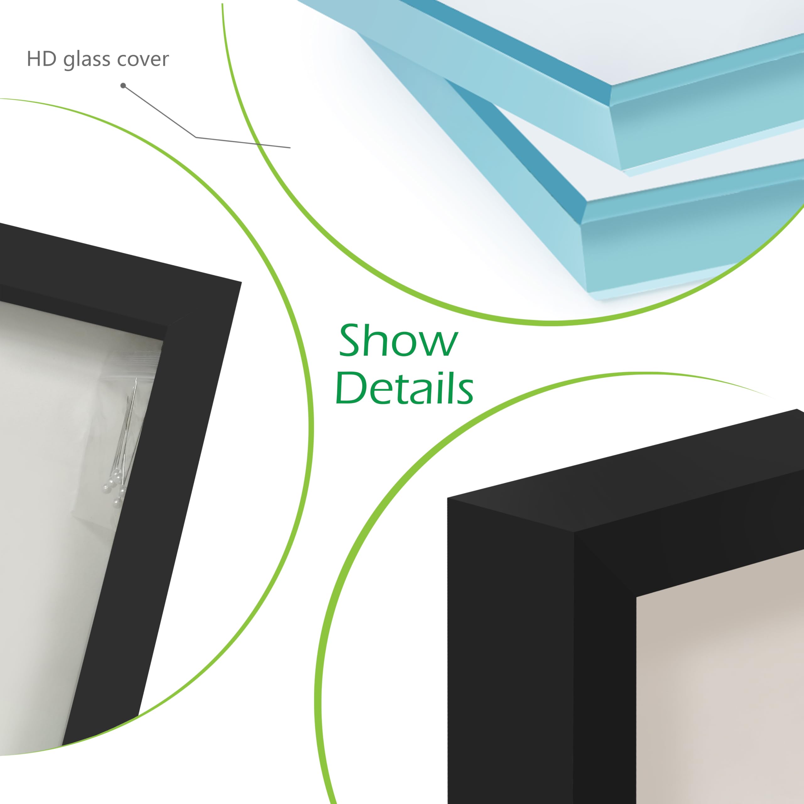 FrameWorks felt backboard texture close-up offering soft secure-mounting benefit