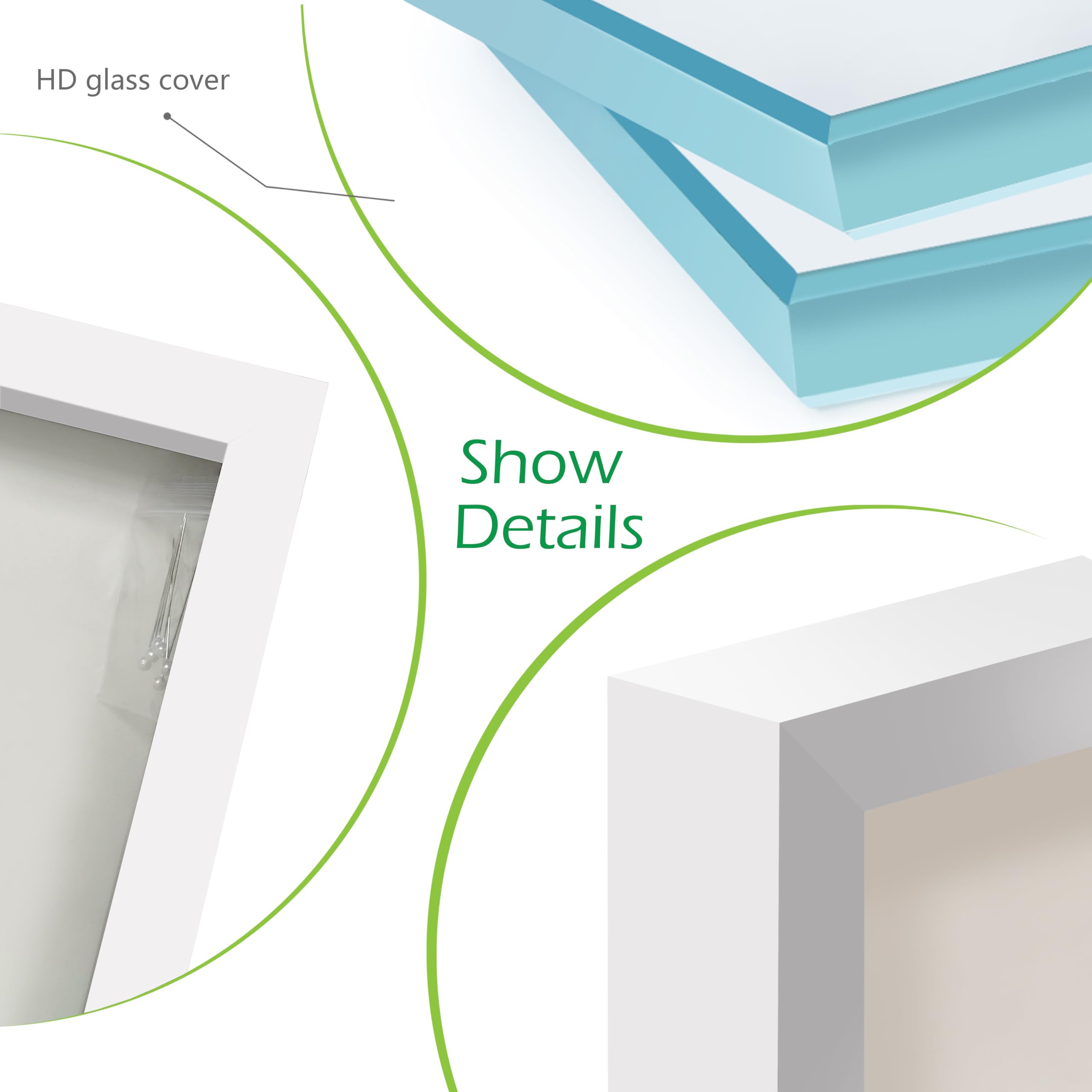 FrameWorks felt backboard texture detail showing soft surface that protects and secures items
