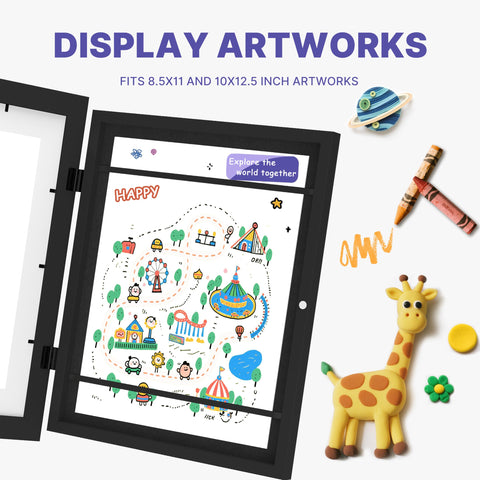 FrameWorks with mat removed showing deep profile for 3D crafts and layered pieces