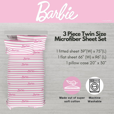 Franco Barbie fitted sheet corner close-up showing elastic fit and neat mattress hold