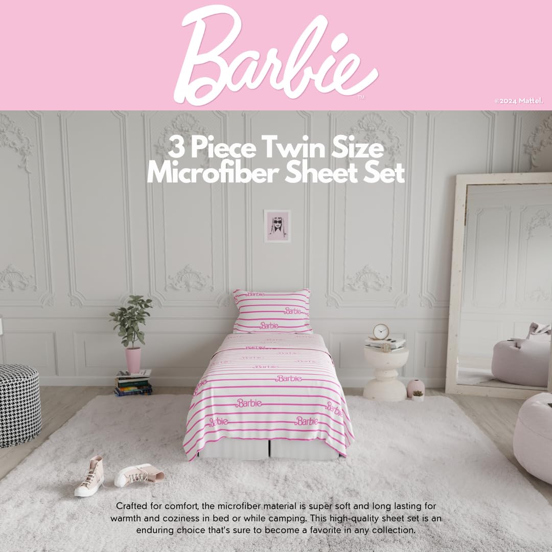 Franco Barbie logo close-up highlighting bright print and lasting color retention benefit
