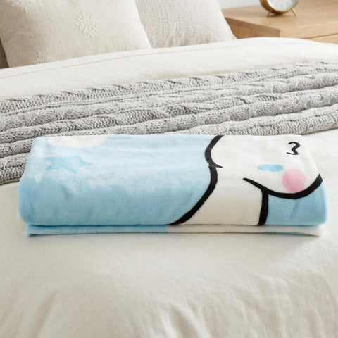 Franco Cinnamoroll draped on sofa shows cozy styling and easy layer