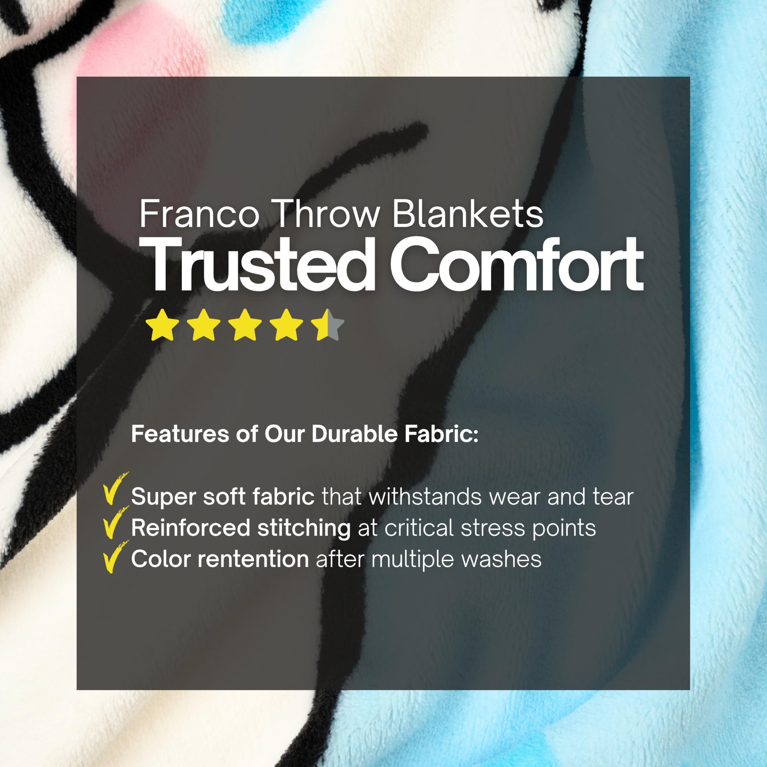 Franco Cinnamoroll neatly folded view shows tidy storage and gifting ease