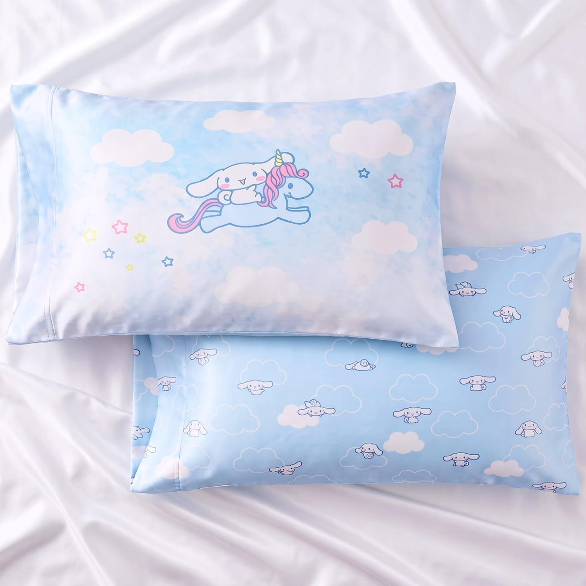 Franco Cinnamoroll front pack view showing design and colors benefits sleep charm