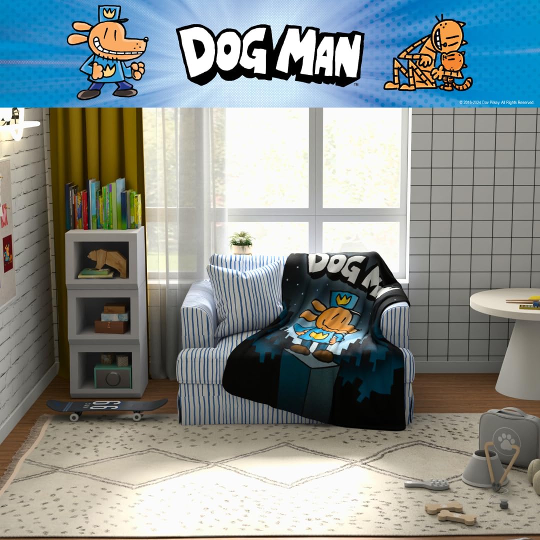Franco Dog Man styled on bed showing decorative and cozy use