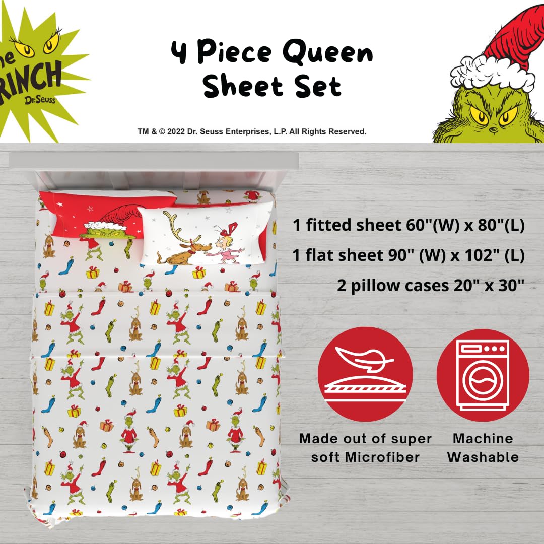 Franco Grinch fabric close-up highlighting super-soft microfiber texture for comfortable sleep