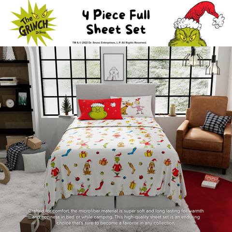 Franco Grinch fitted sheet elastic corner detail by Franco for snug mattress fit
