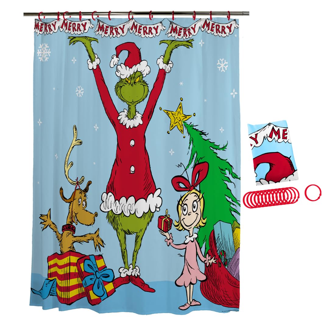 Franco Grinch front panel showing full sleigh scene and bright colors