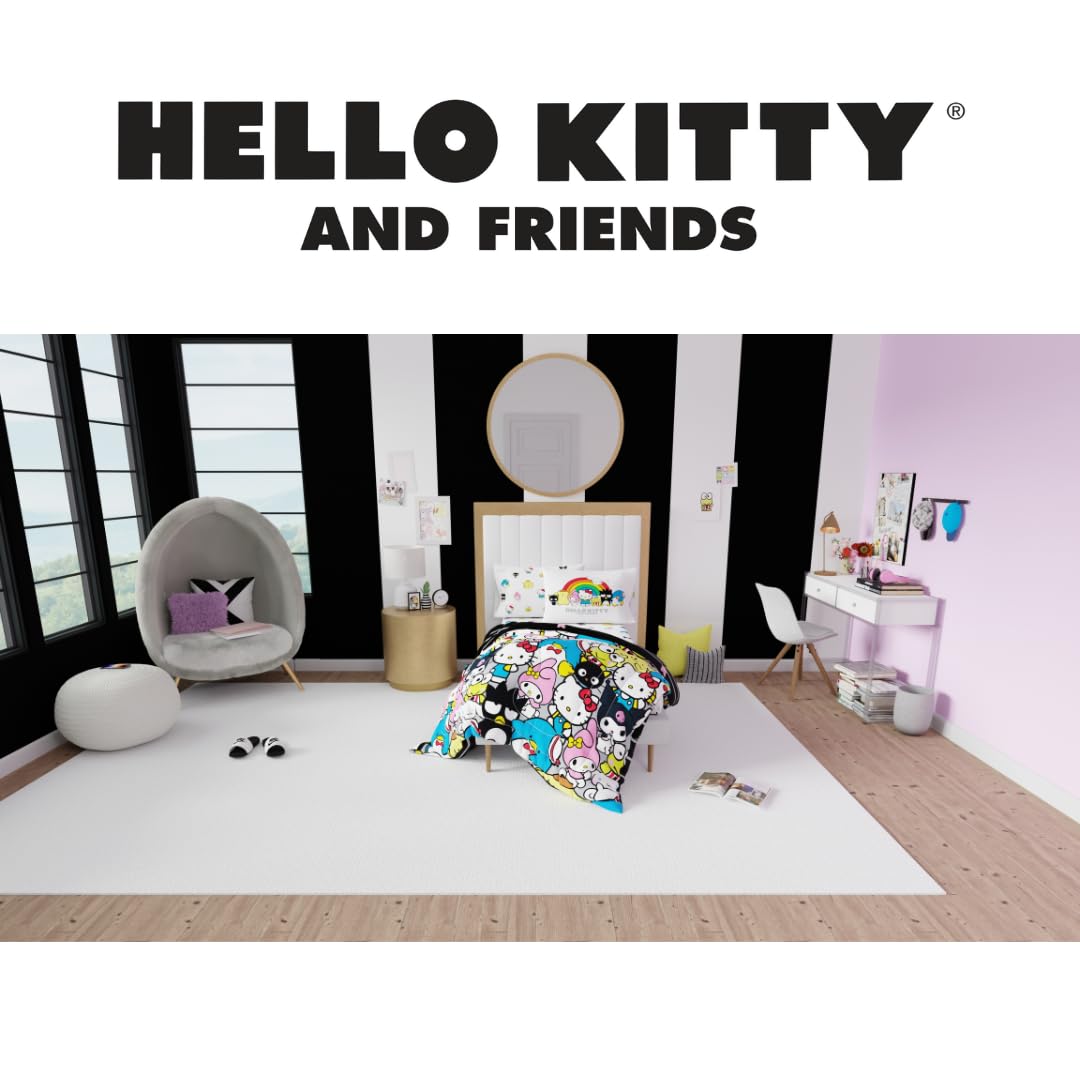 Franco Hello Kitty set on twin bed in bedroom scene inspiring playful ambiance