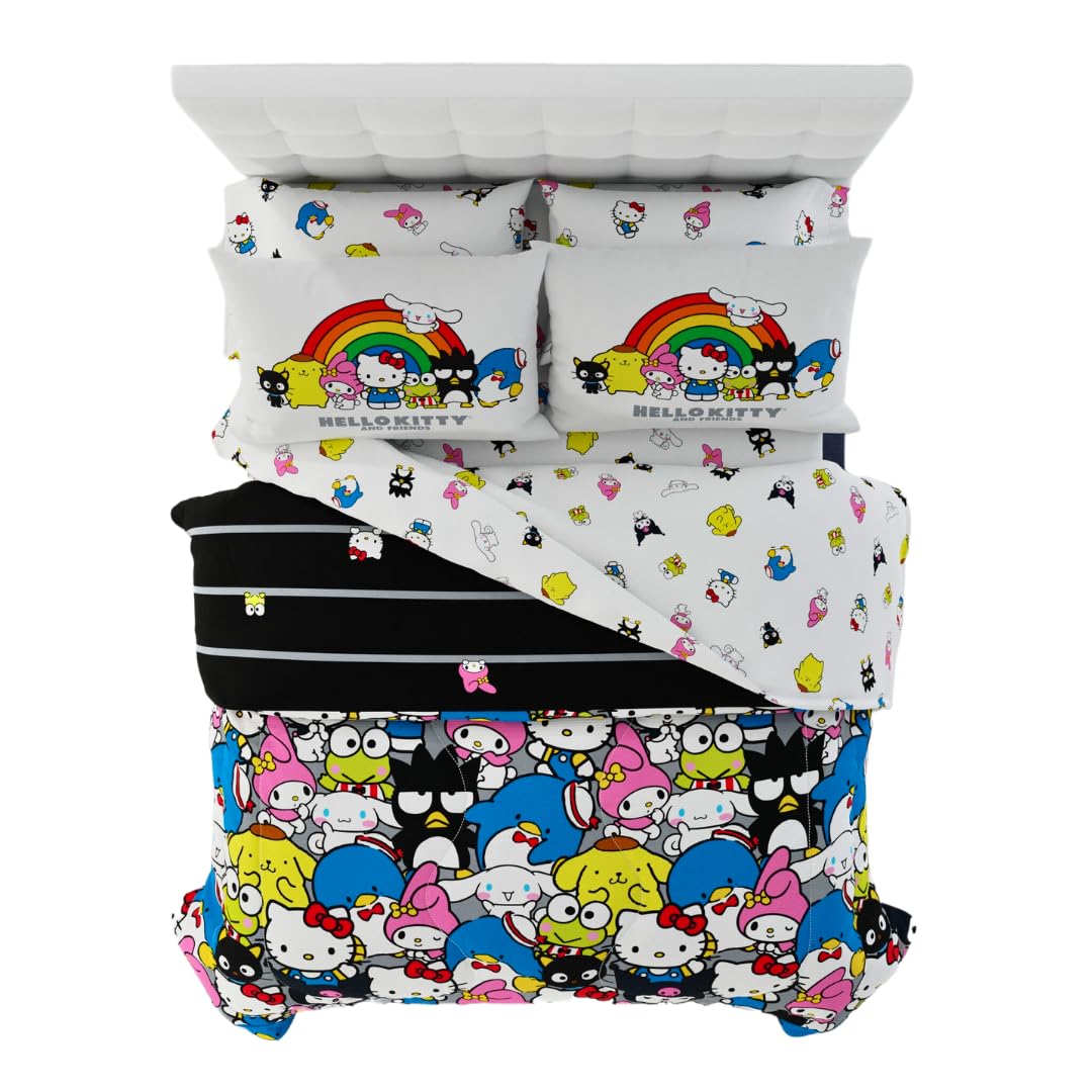 Franco Hello Kitty front comforter showing playful character print and cheerful decor benefit