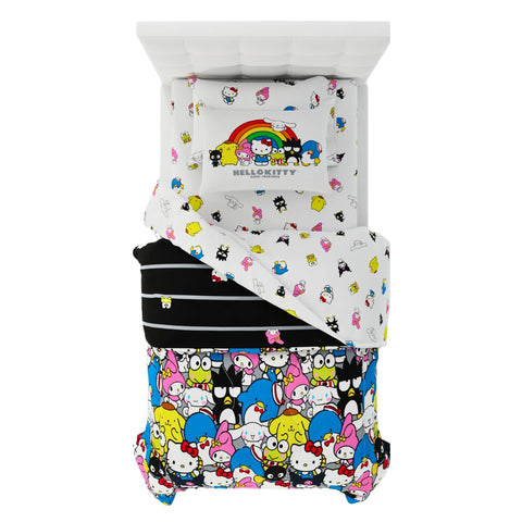 Franco Hello Kitty front comforter with vibrant characters for joyful decor