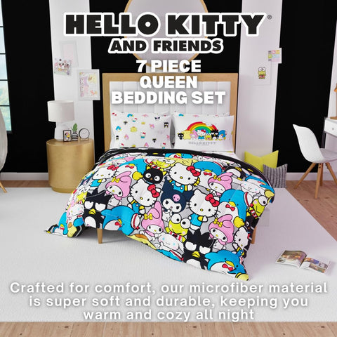 Franco Hello Kitty reverse stripe detail offering a subtler look and easy style switch