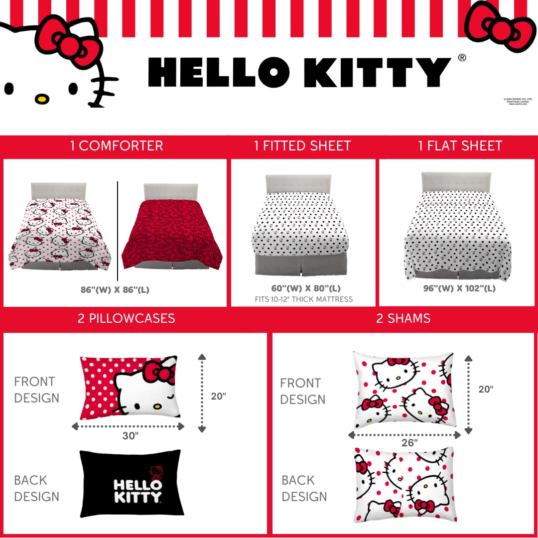 Franco Hello Kitty microfiber texture close-up demonstrating soft fabric and cozy comfort