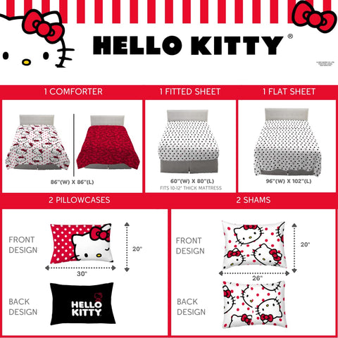 Franco Hello Kitty microfiber texture close-up demonstrating soft fabric and cozy comfort