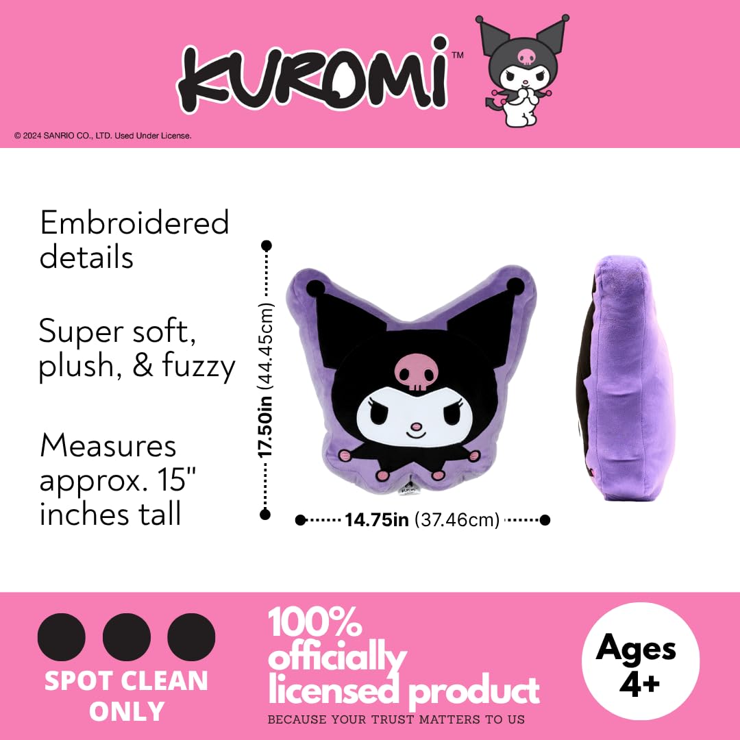 Franco Kuromi face close-up highlighting embroidered details and charm