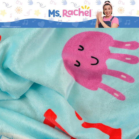 Franco Ms. Rachel blanket neatly folded for easy storage and travel convenience
