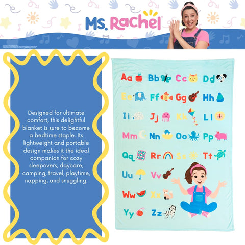 Franco Ms. Rachel alphabet detail with letter and illustration for learning support