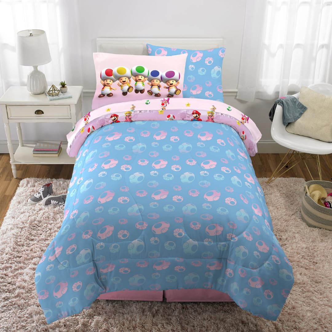 Franco styled twin bed in bedroom showing how set brightens decor