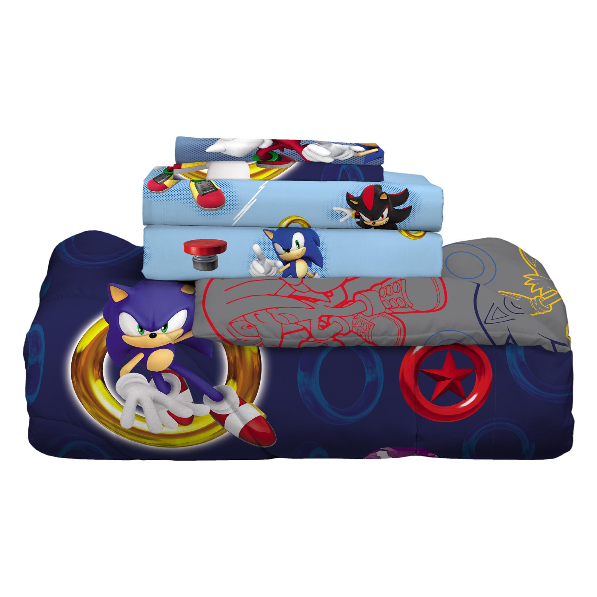Franco Sonic bedroom lifestyle scene displaying bedding set creating energetic kid space