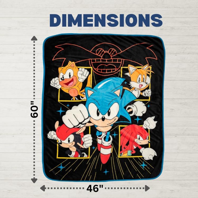 Franco Sonic character detail showing Sonic and friends for fan excitement