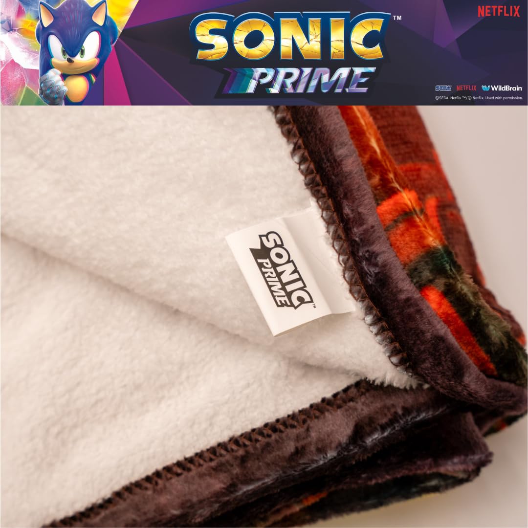 Franco Sonic Prime throw next to measuring tape showing 46x60 inch size for scale