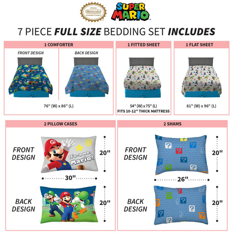 Franco Super Mario close-up microfiber texture highlighting softness and durability