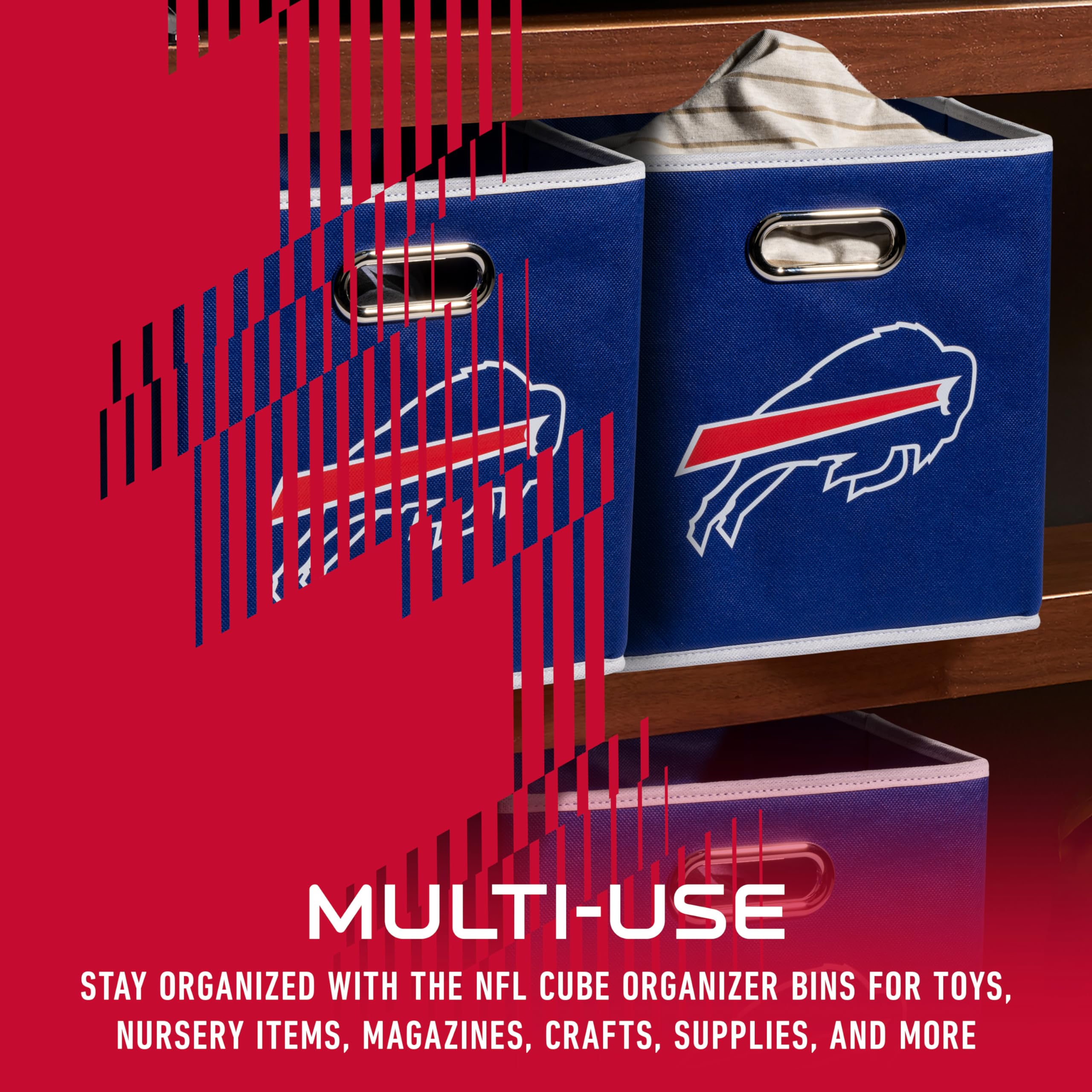 Franklin Sports Buffalo Bills reinforced base and seams showing shape retention benefit