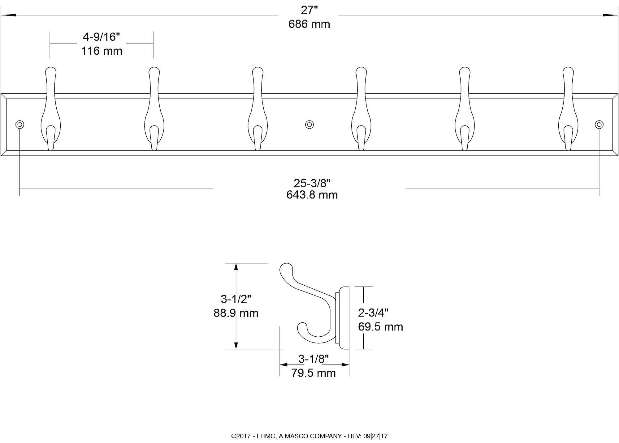 Franklin Brass product package with mounting hardware included for easy installation