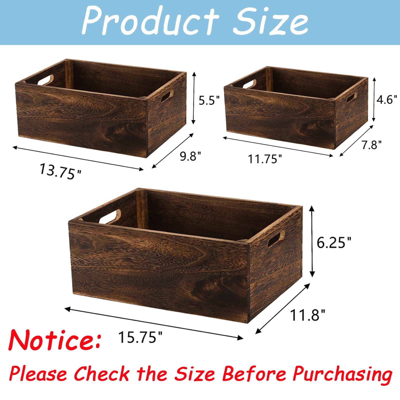 Frcctre large crate with dimensions for scale and organizing benefit