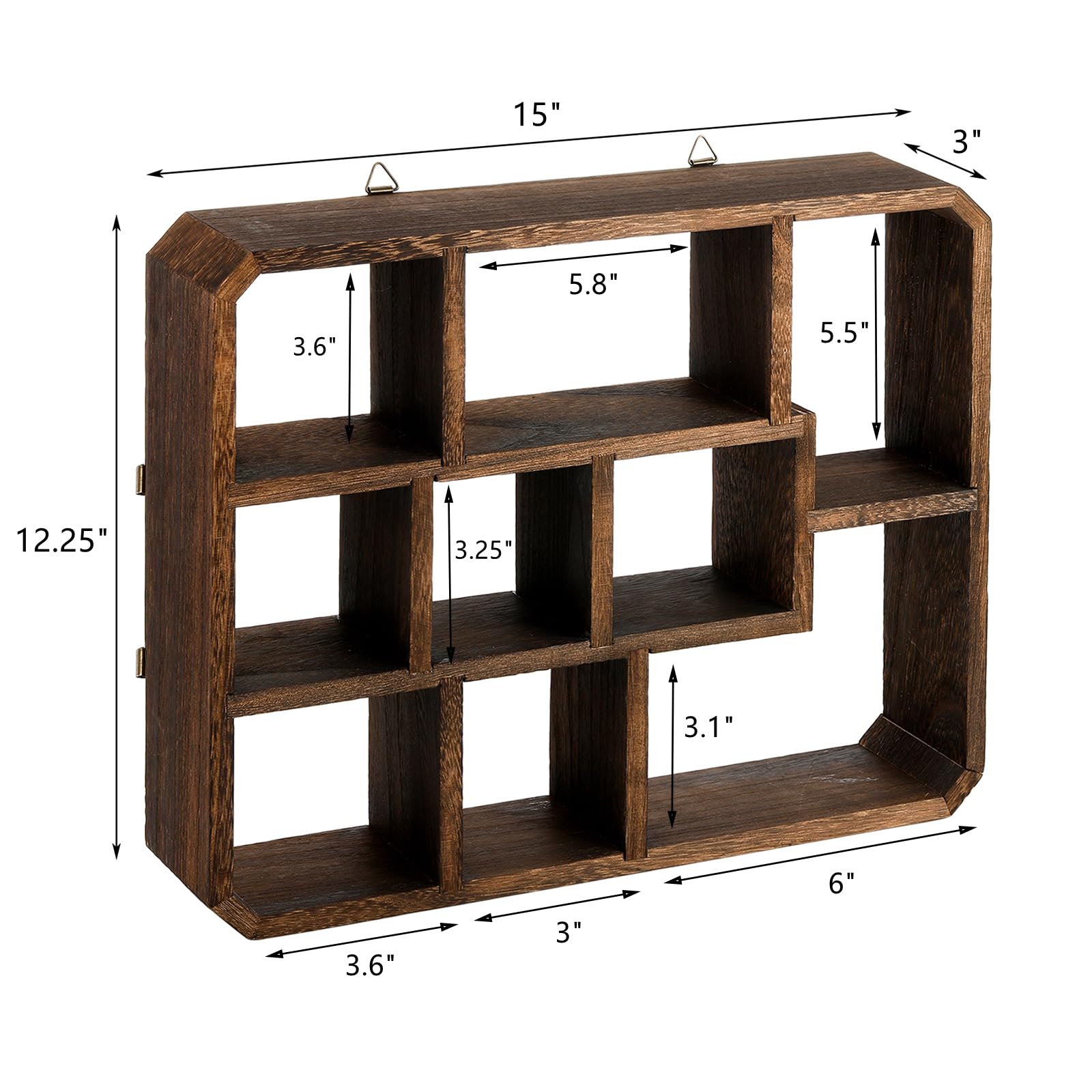 Frcctre side depth profile highlighting 3-inch depth and compact storage benefit