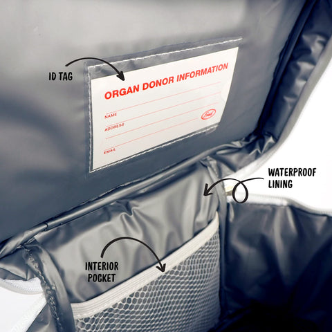 Fred & Friends waterproof lining close-up preventing leaks and stains