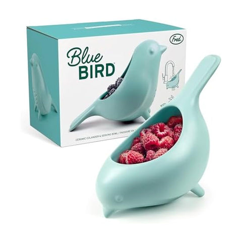 Fred & Friends Blue Bird front view showing bowl shape and appeal